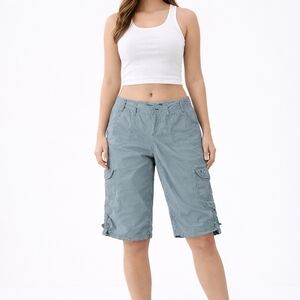 Mossimo Supply Co. Women's Light Blue Cargo Shorts